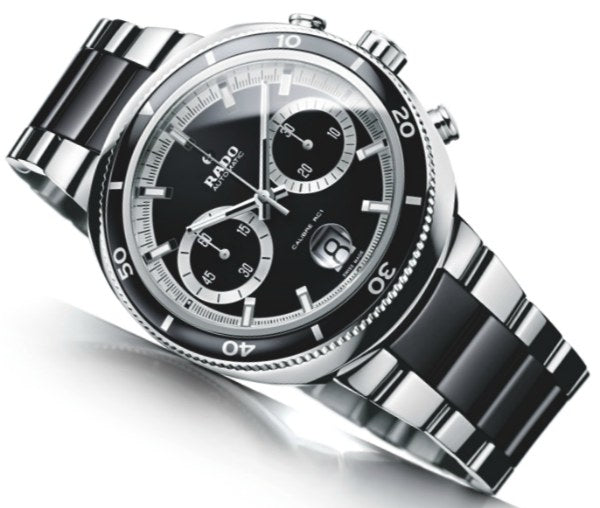 D-Star Automatic Chronograph (Silver-Black) | Rado | Luby 