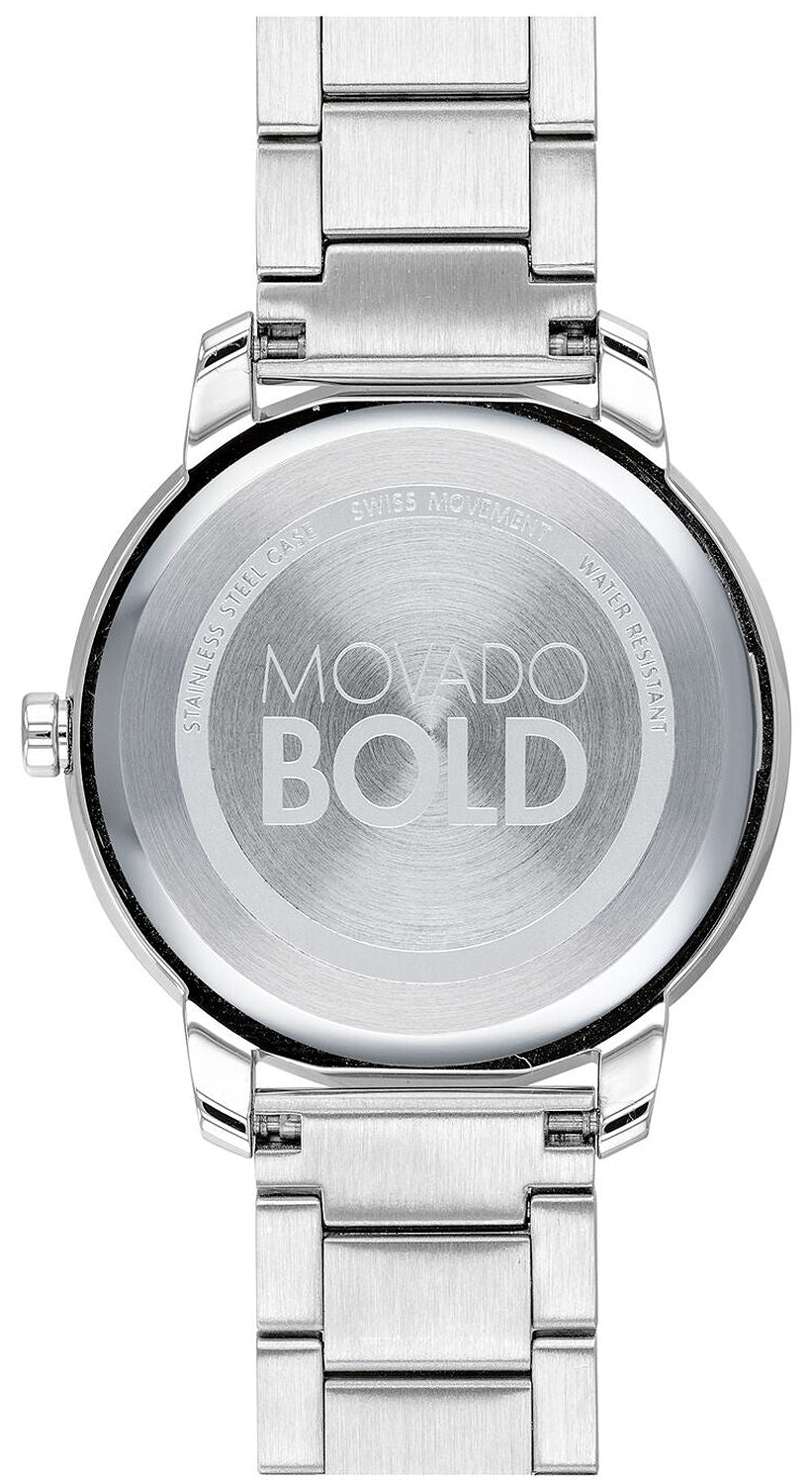 Movado BOLD Silver & White | Movado | Luby 