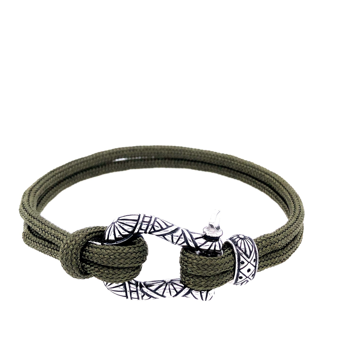 Cord Bracelet with U-Lock | ARZ Steel | Luby 