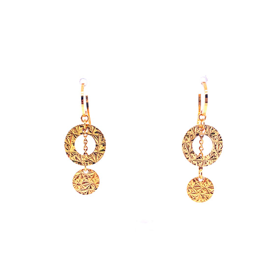 R-Zero Circle Earrings | Rebecca | Luby 