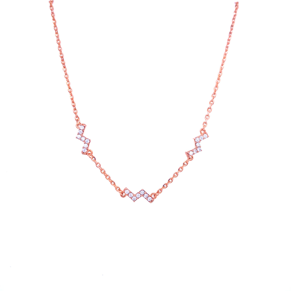 Dubai Necklace (Rose-Gold) | Rebecca | Luby 