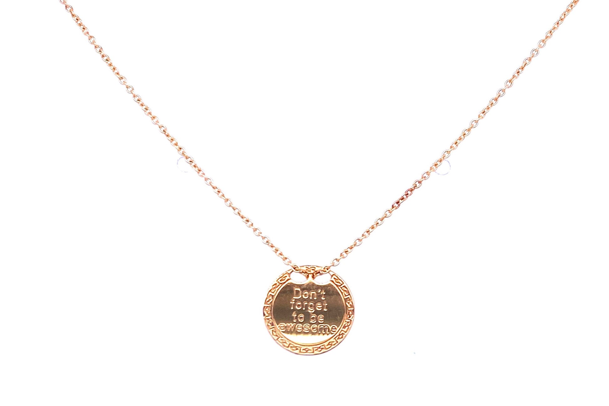 MyWorld Pendant Gold Necklace | Rebecca | Luby 