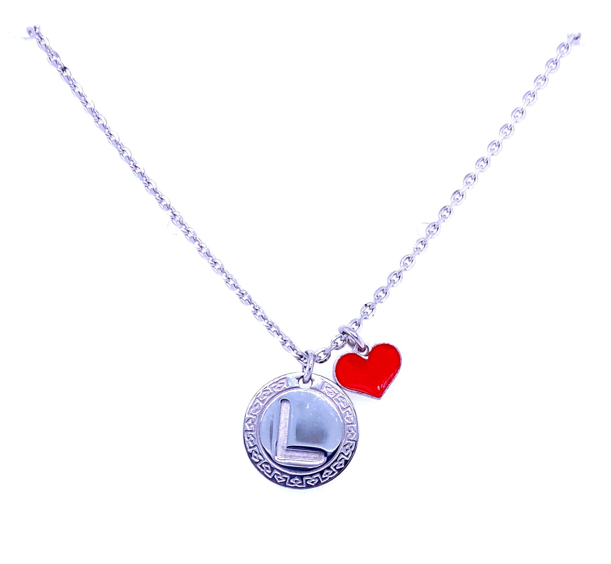 MyWorld Letter L Necklace (Silver) | Rebecca | Luby 