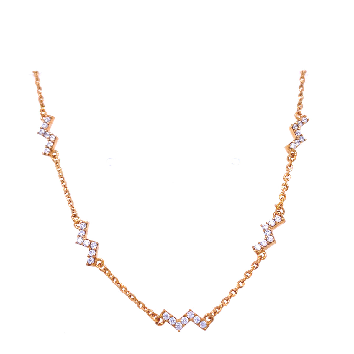 Skyline Necklace (Gold) | Rebecca | Luby 