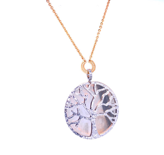 R-Zero Tree of Life Necklace (Gold) | Rebecca | Luby 