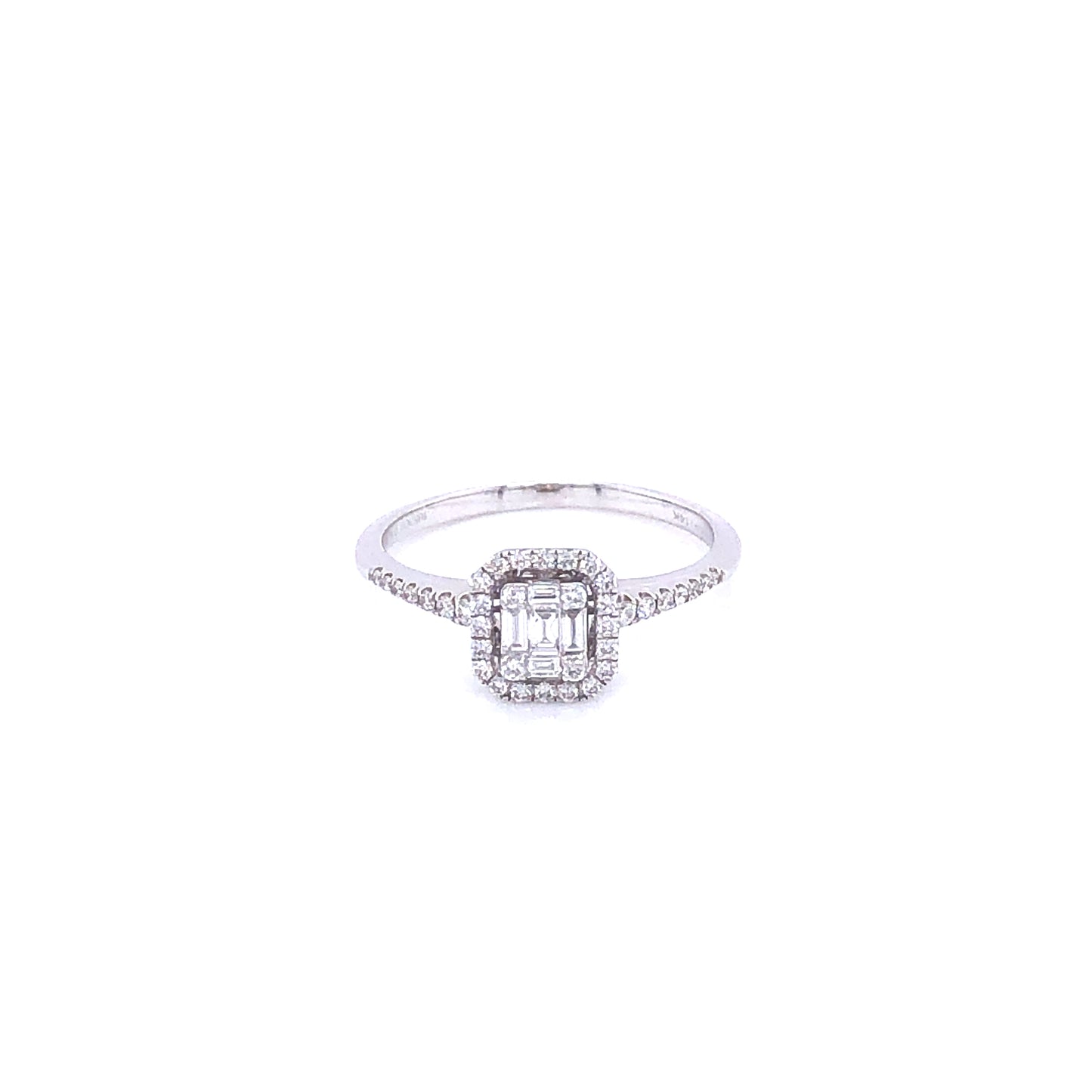 Zeghani White Gold Vintage Vixen Engagement Ring | Zeghani | Luby 