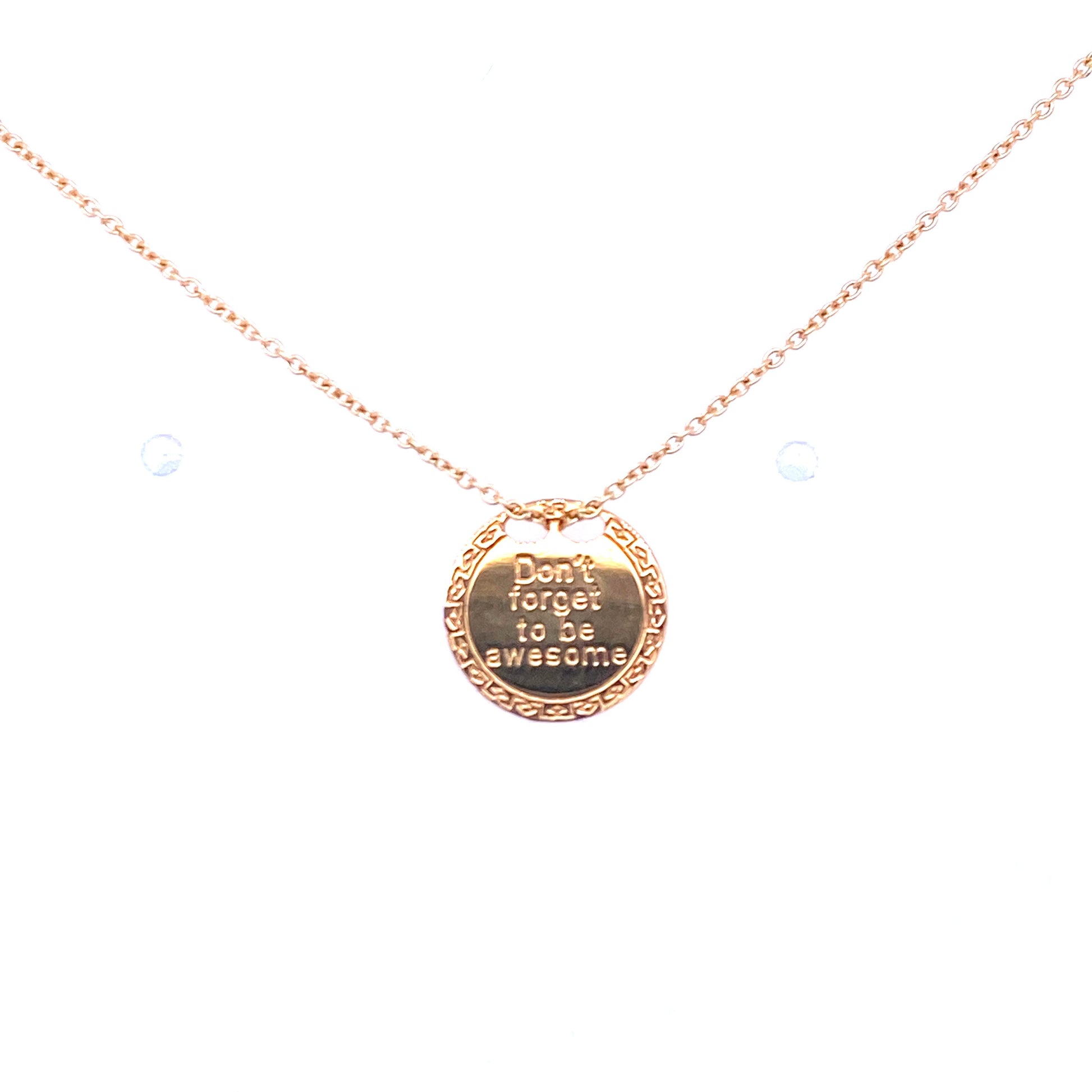 MyWorld Pendant Gold Necklace | Rebecca | Luby 