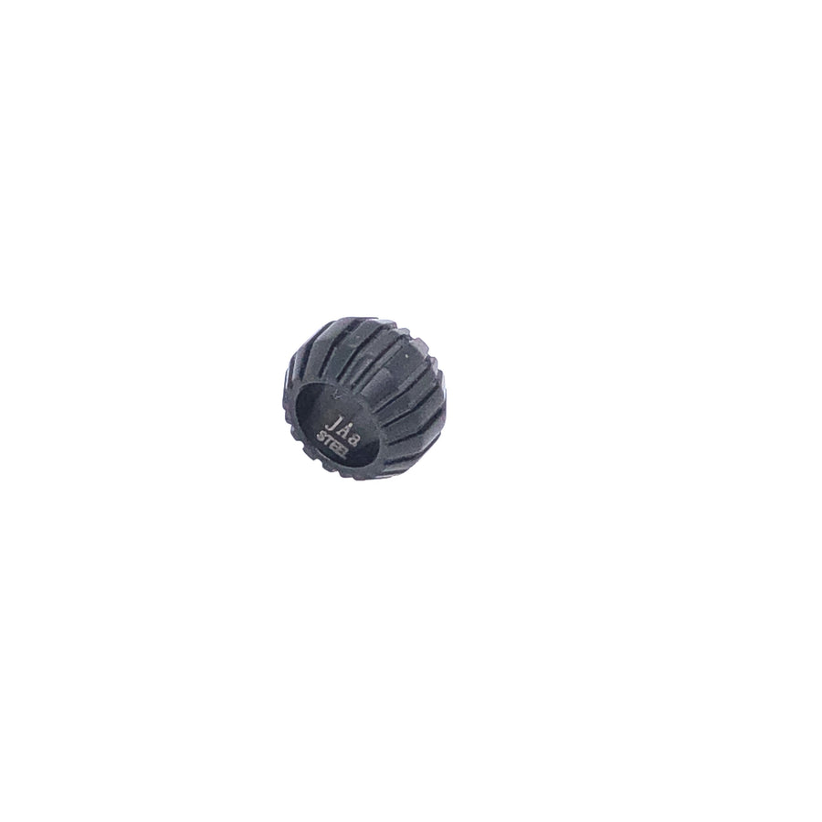 Black Patterned Steel Link