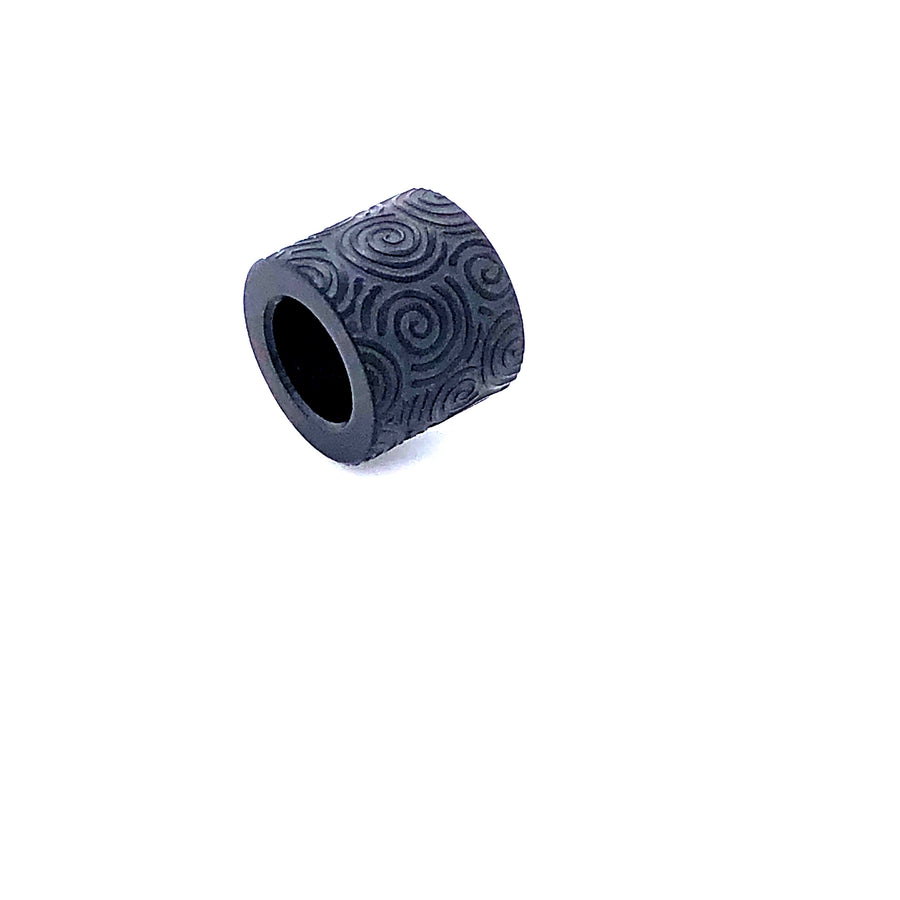 Eslabón de acero con patrón de elementos de aire (azul)