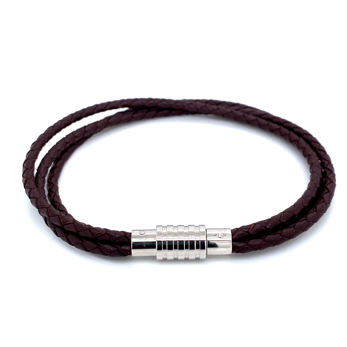 Triple Braided Leather Bracelet | Kermar | Luby 