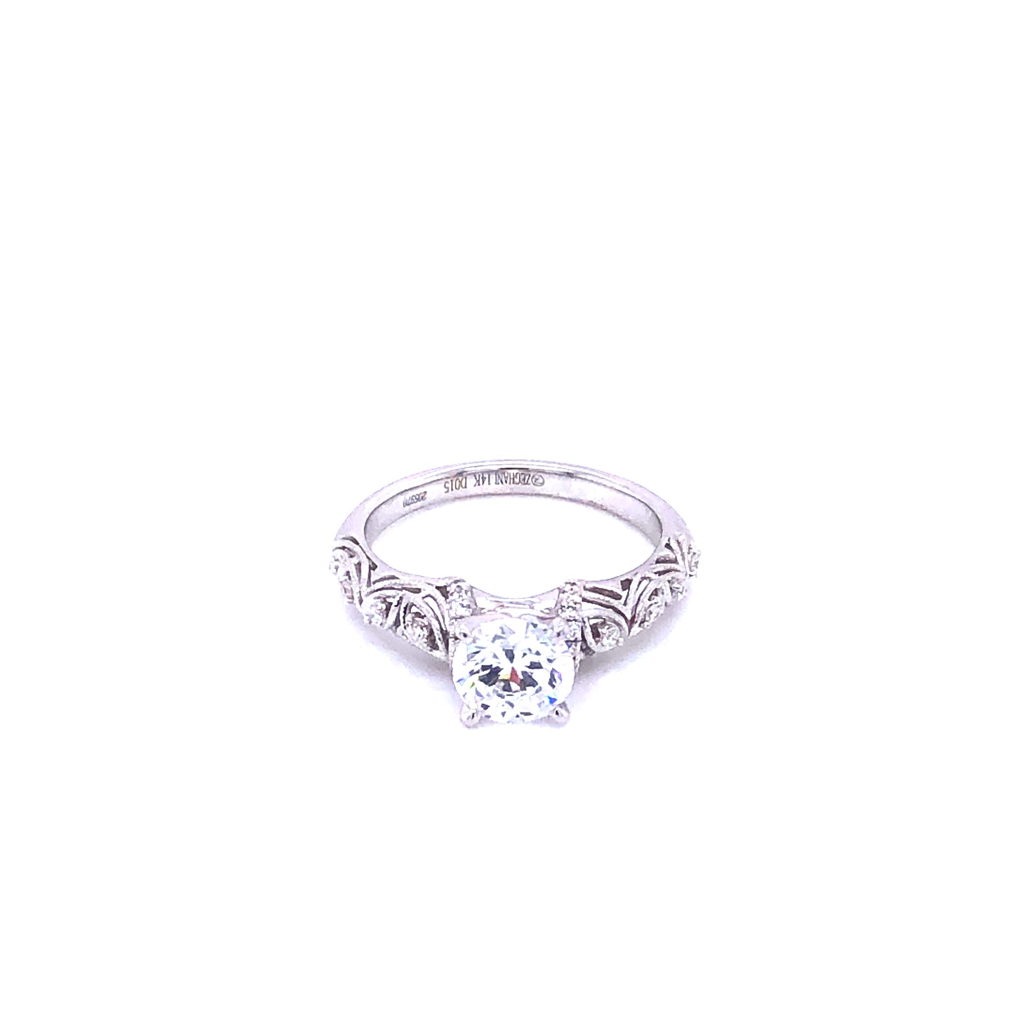 Zeghani White Gold Nature Lover Engagement Ring | Zeghani | Luby 