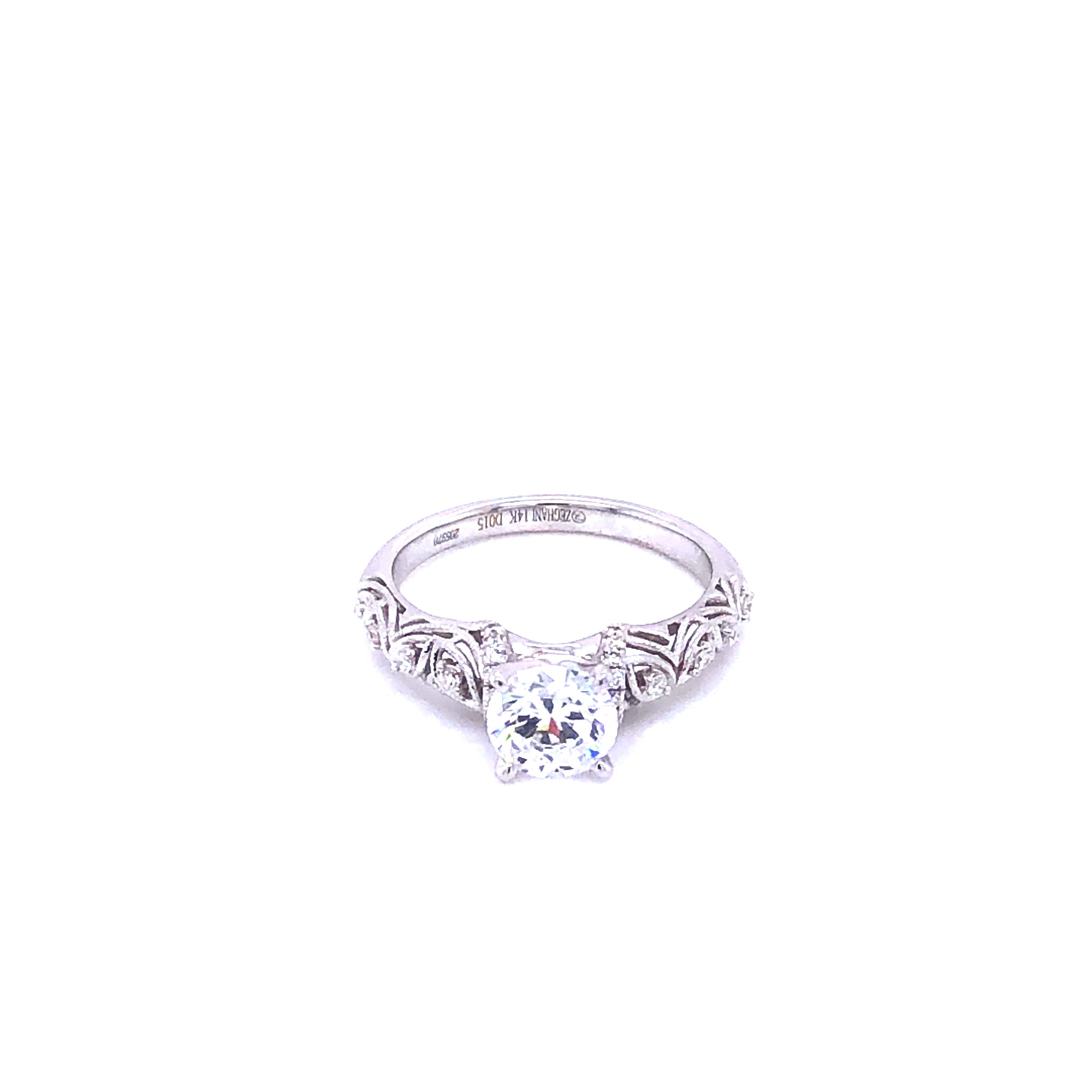 Zeghani White Gold Nature Lover Engagement Ring | Zeghani | Luby 