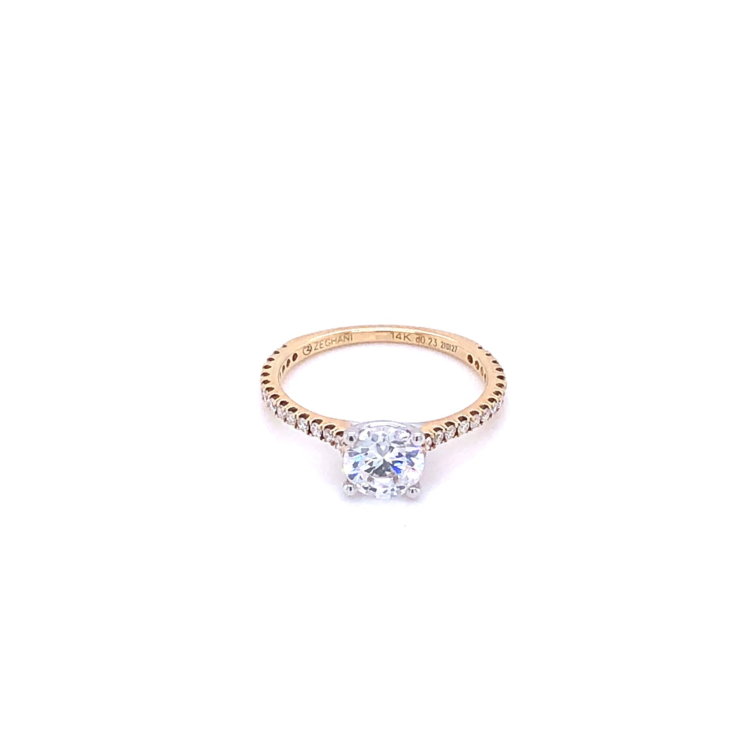 Zeghani Gold Classic Beauty Engagement Ring | Zeghani | Luby 