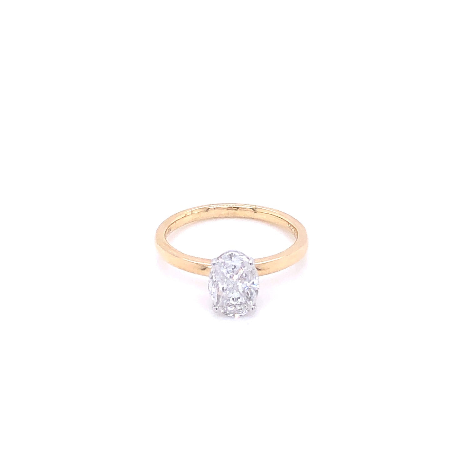 Zeghani Gold Mosaic Cut Engagement Ring | Zeghani | Luby 
