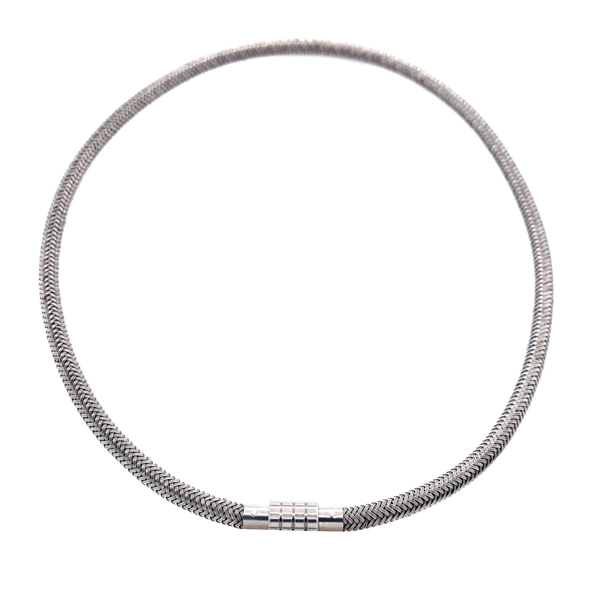 Steel Necklace (Silver) | Kermar | Luby 