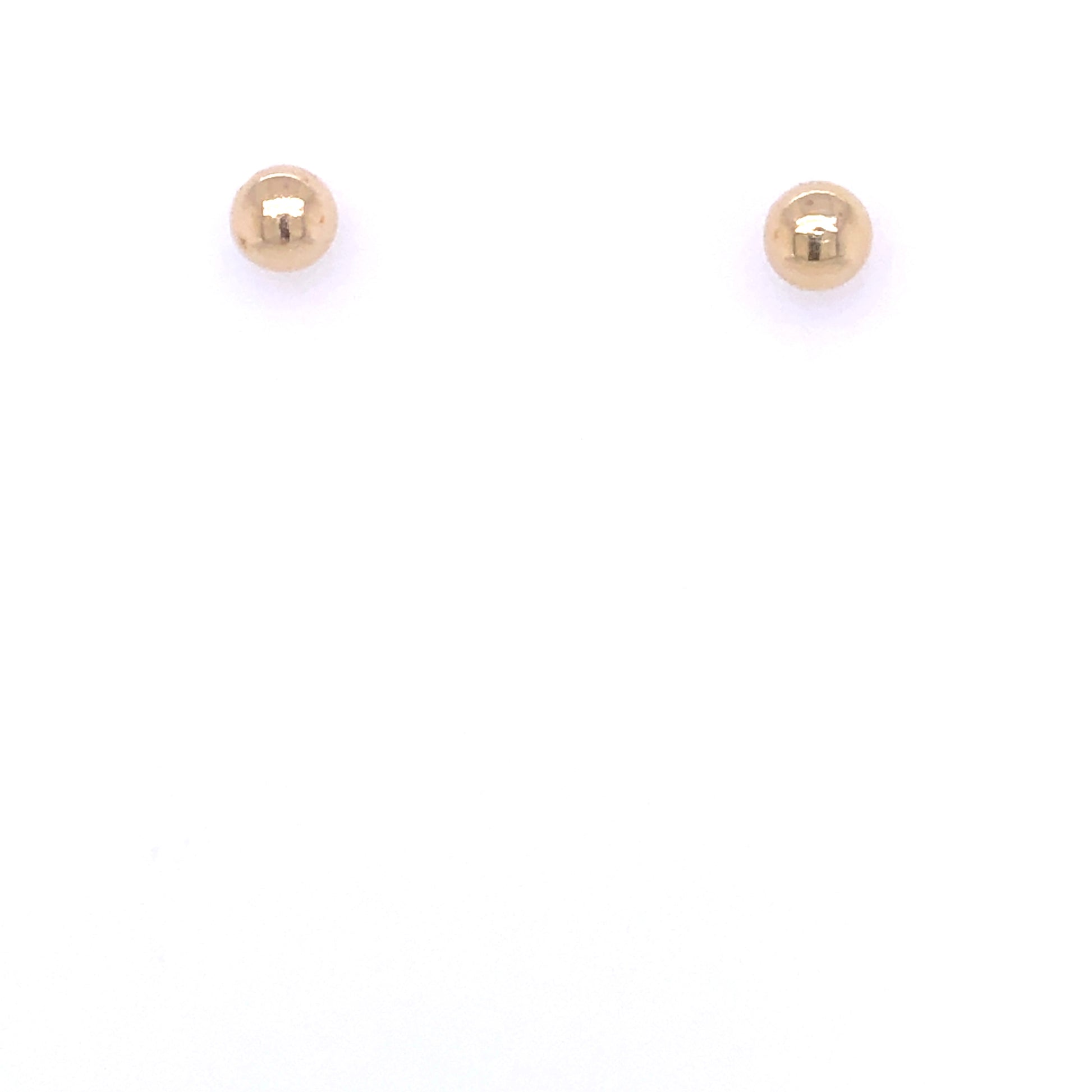 Round Stud Earring 5mm | Luby Gold Collection | Luby 