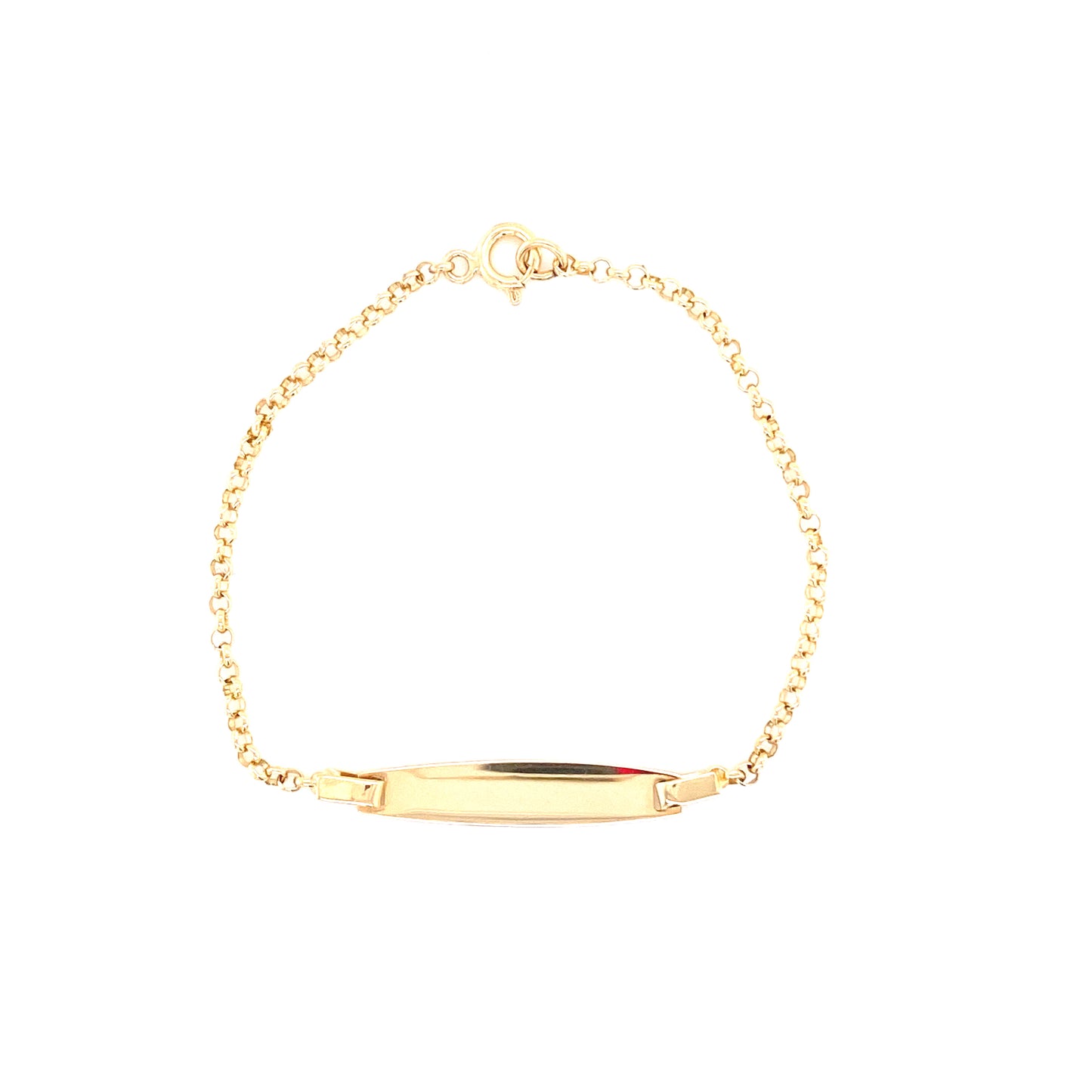 Link Chain 14k Gold Baby Bracelet | Luby Gold Collection | Luby 