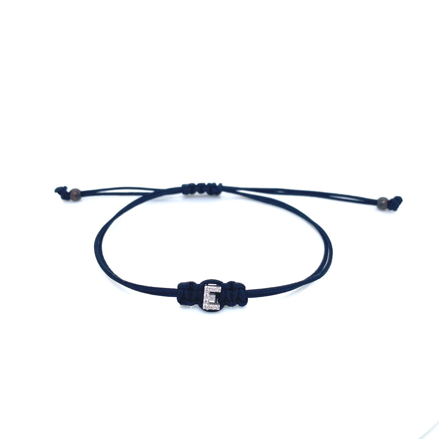 Bracelet With Small Initial E and Diamond | Bernat Rubi | Luby 
