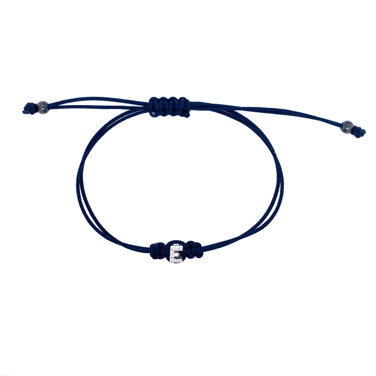 Bracelet With Small Initial E and Diamond | Bernat Rubi | Luby 