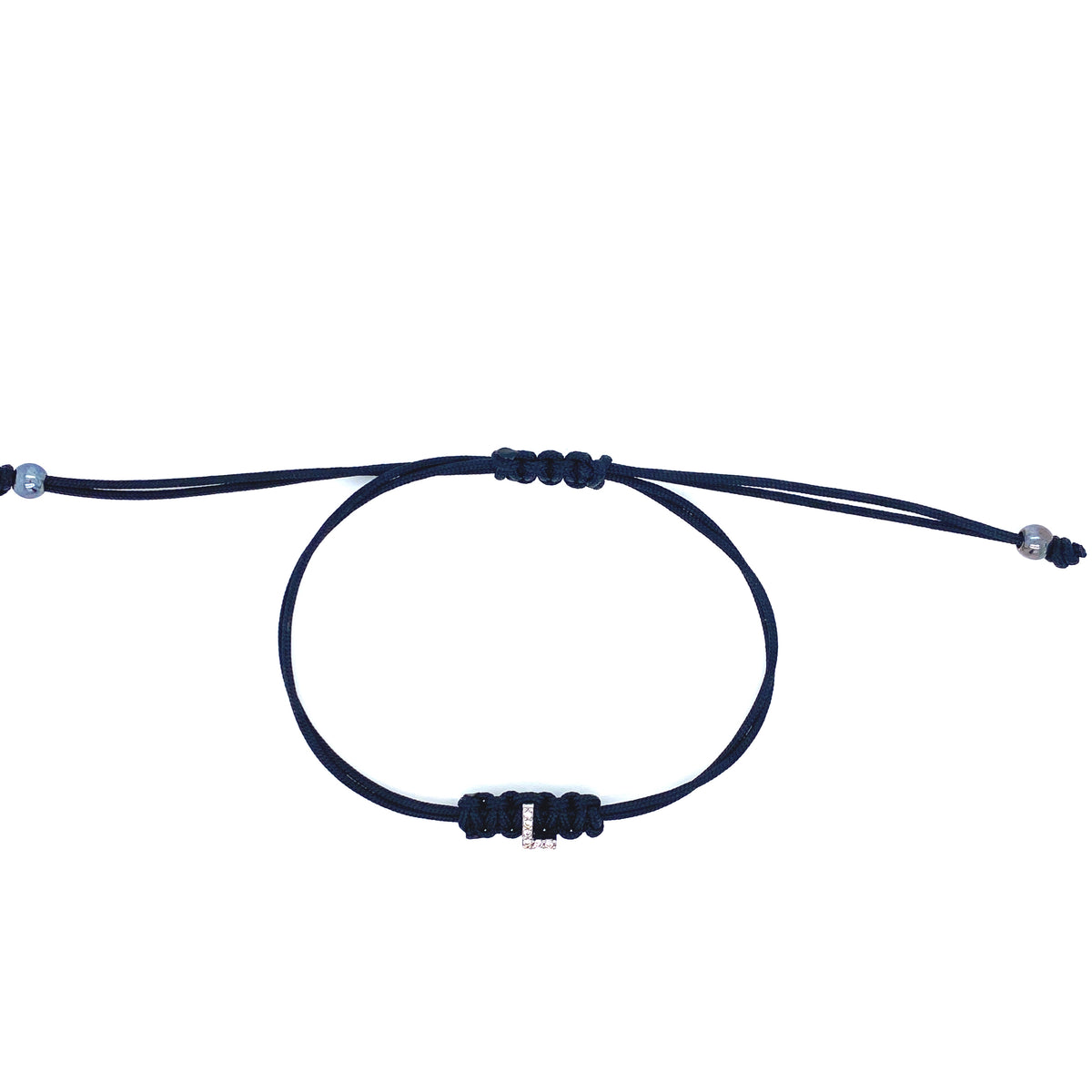 Bracelet With Small Initial L and Diamond | Bernat Rubi | Luby 