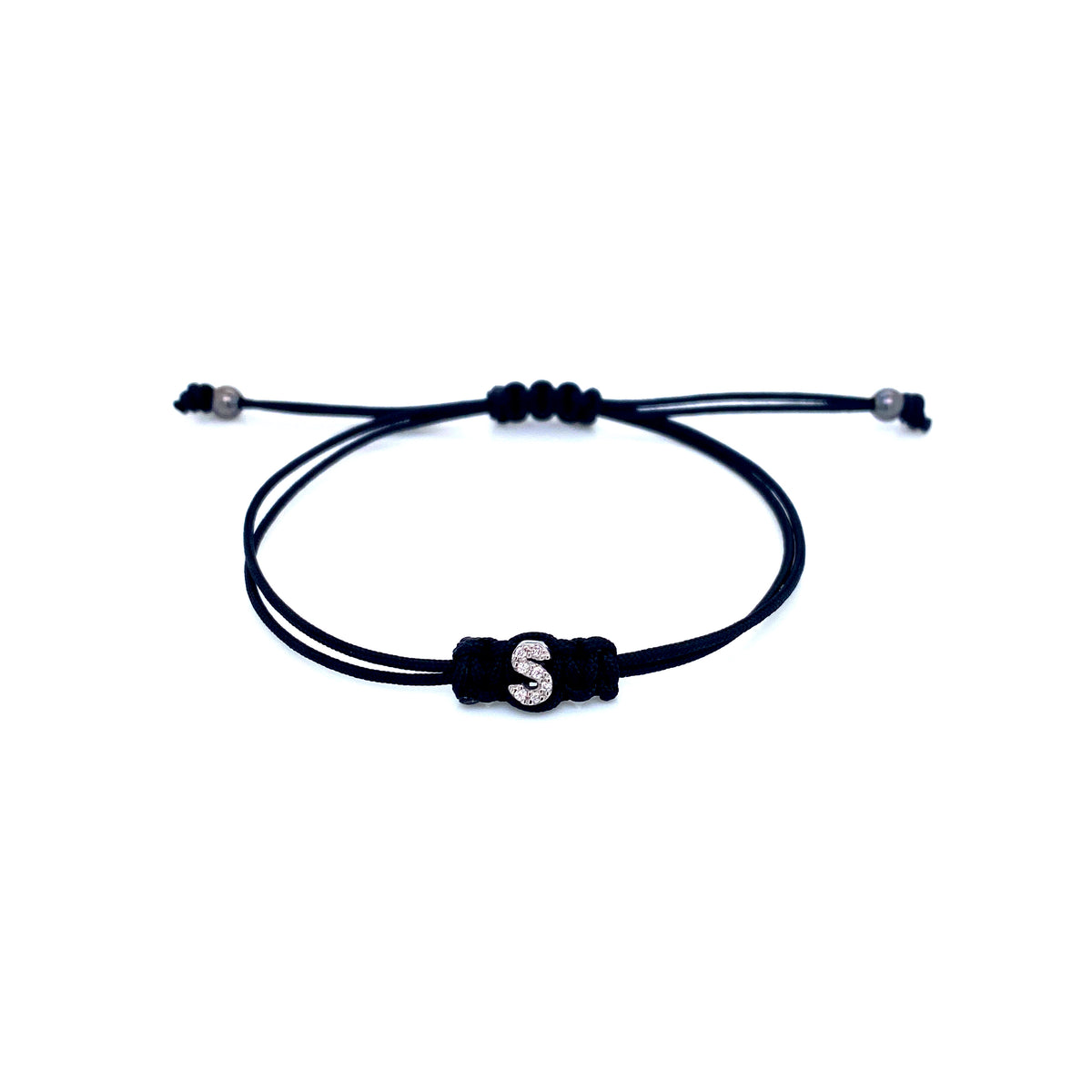 Bracelet With Small Initial S and Diamond | Bernat Rubi | Luby 