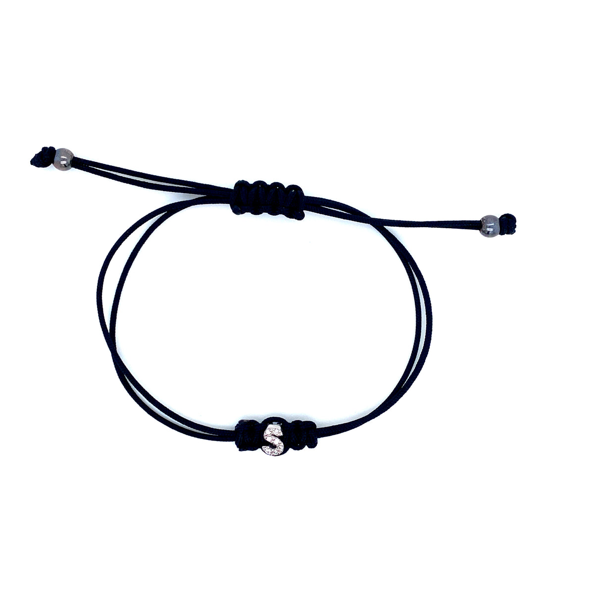 Bracelet With Small Initial S and Diamond | Bernat Rubi | Luby 