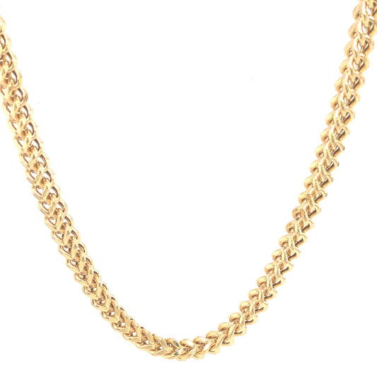 14K Franco Link Gold Chain (4mm) | Luby Gold Collection | Luby 