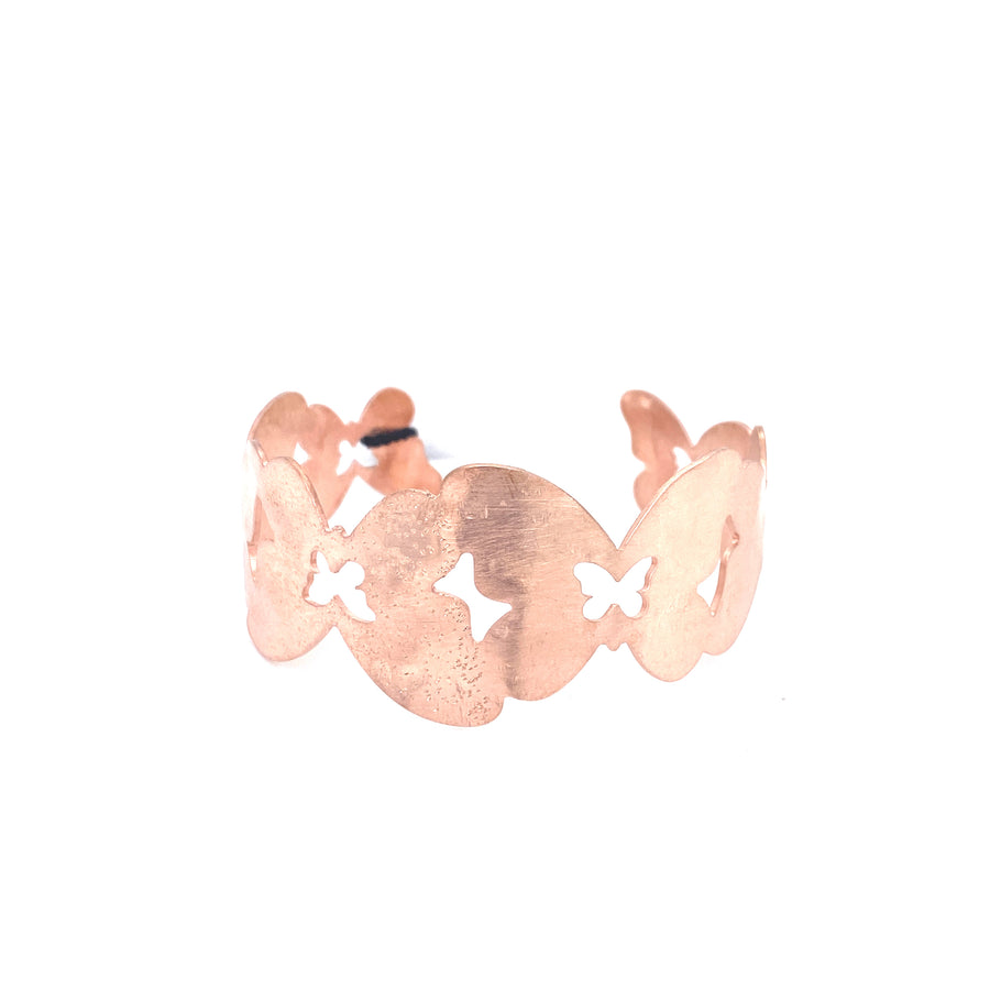 Brazalete Desire Mariposas Bronce