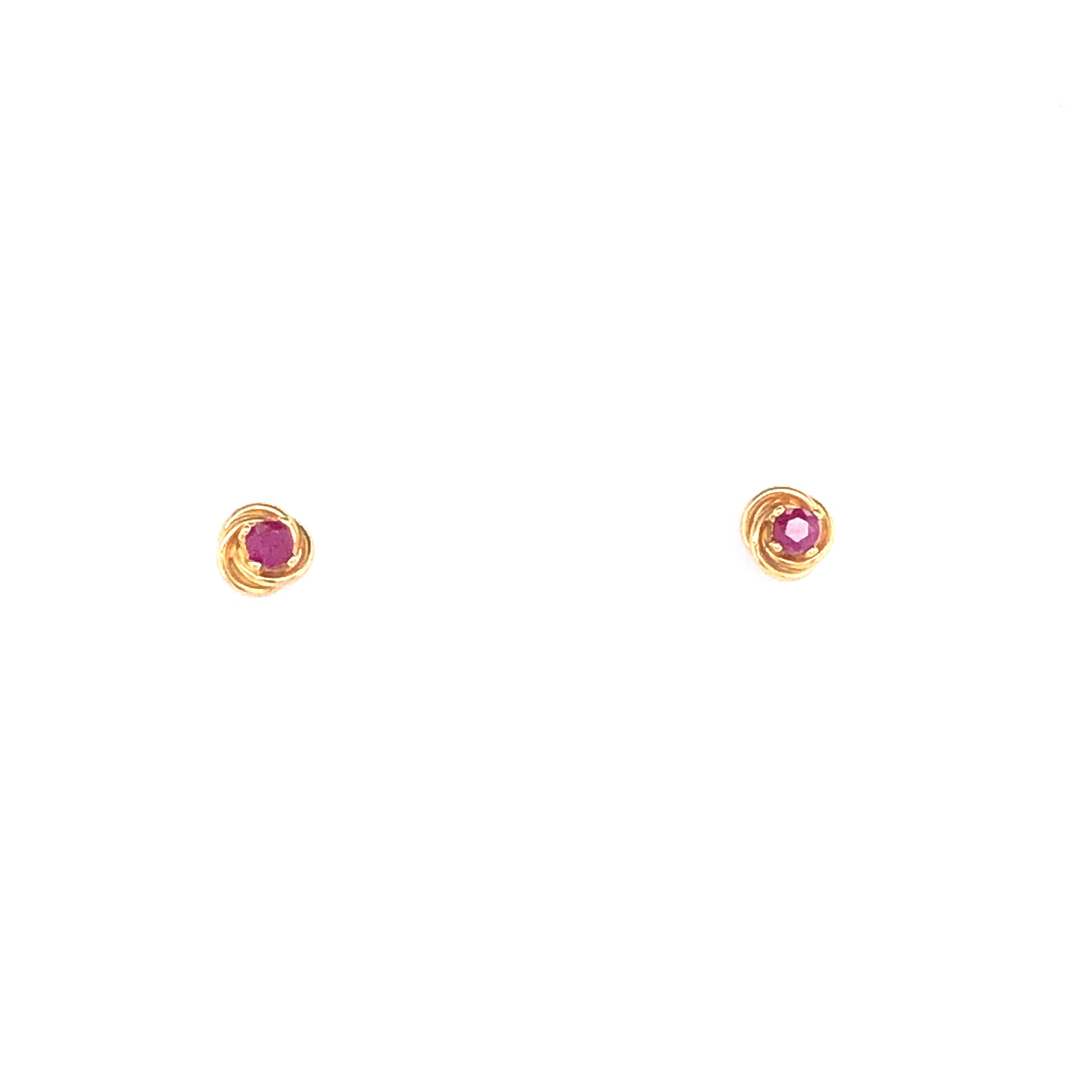 14K TWISTED WITH RUBY | Luby Gold Collection | Luby 