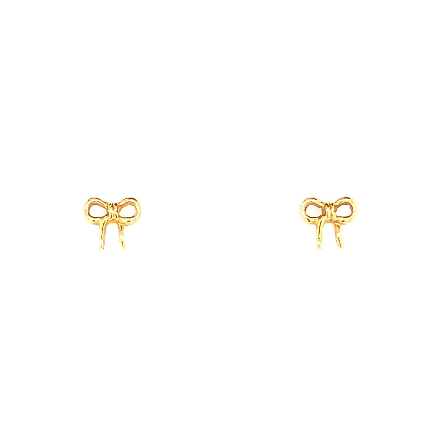 14K BOW STUD EARRINGS | Luby Gold Collection | Luby 