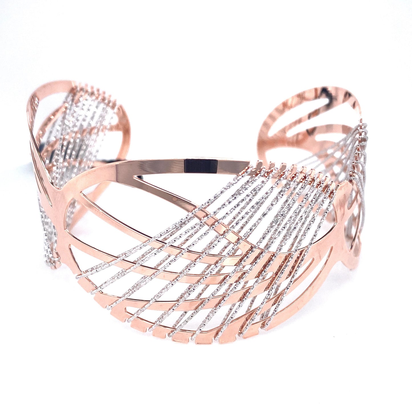 Evanescence Bronze & Brass Ovals Bangle | Stroili Oro | Luby 