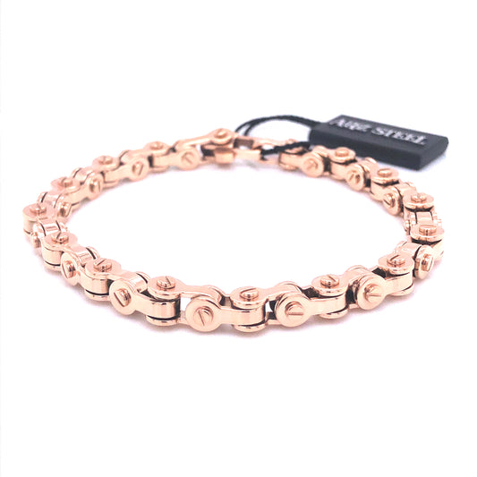 Stainless-Steel Bicycle Chain Bracelet | ARZ Steel | Luby 