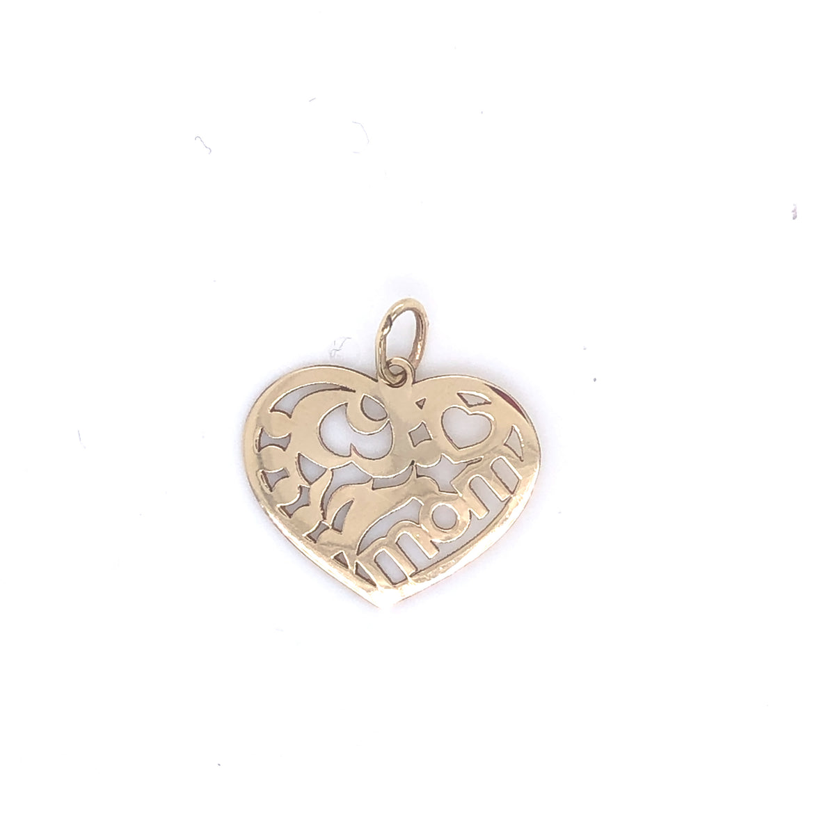 MOM HEART PENDANT | Luby Gold Collection | Luby 