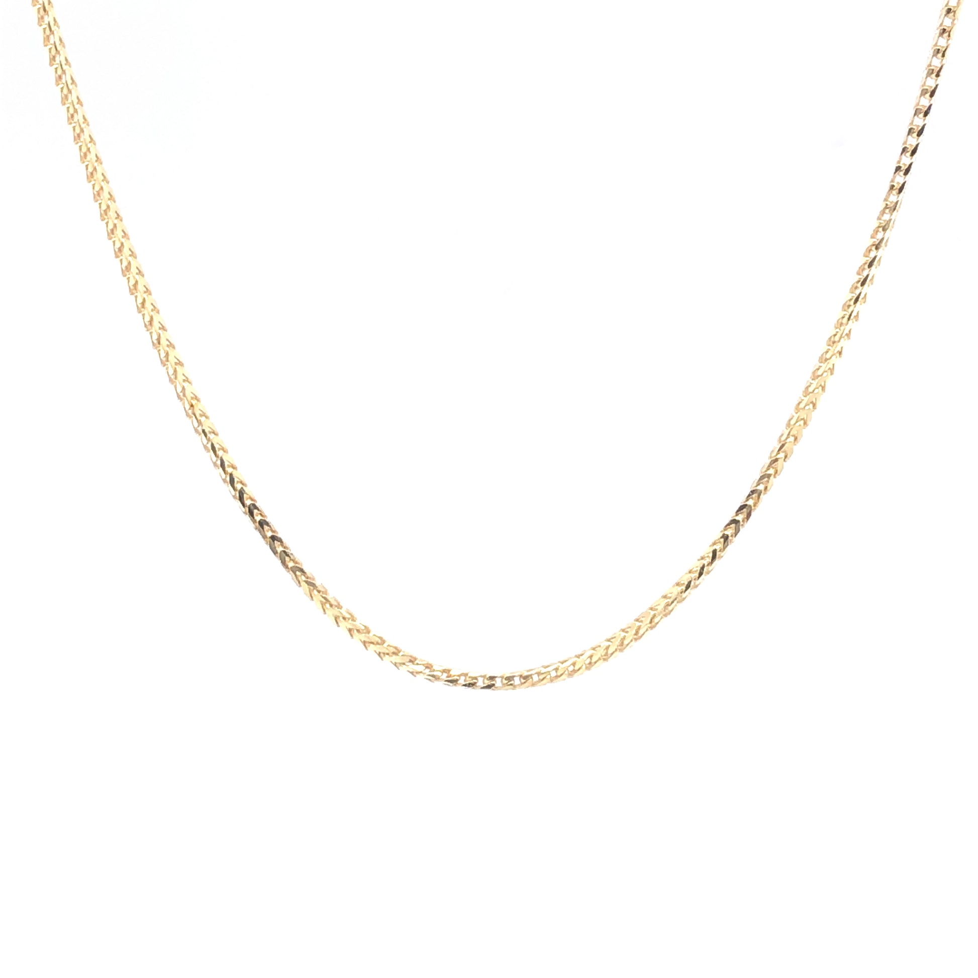 14K Franco Link Gold Chain (1mm) | Luby Gold Collection | Luby 