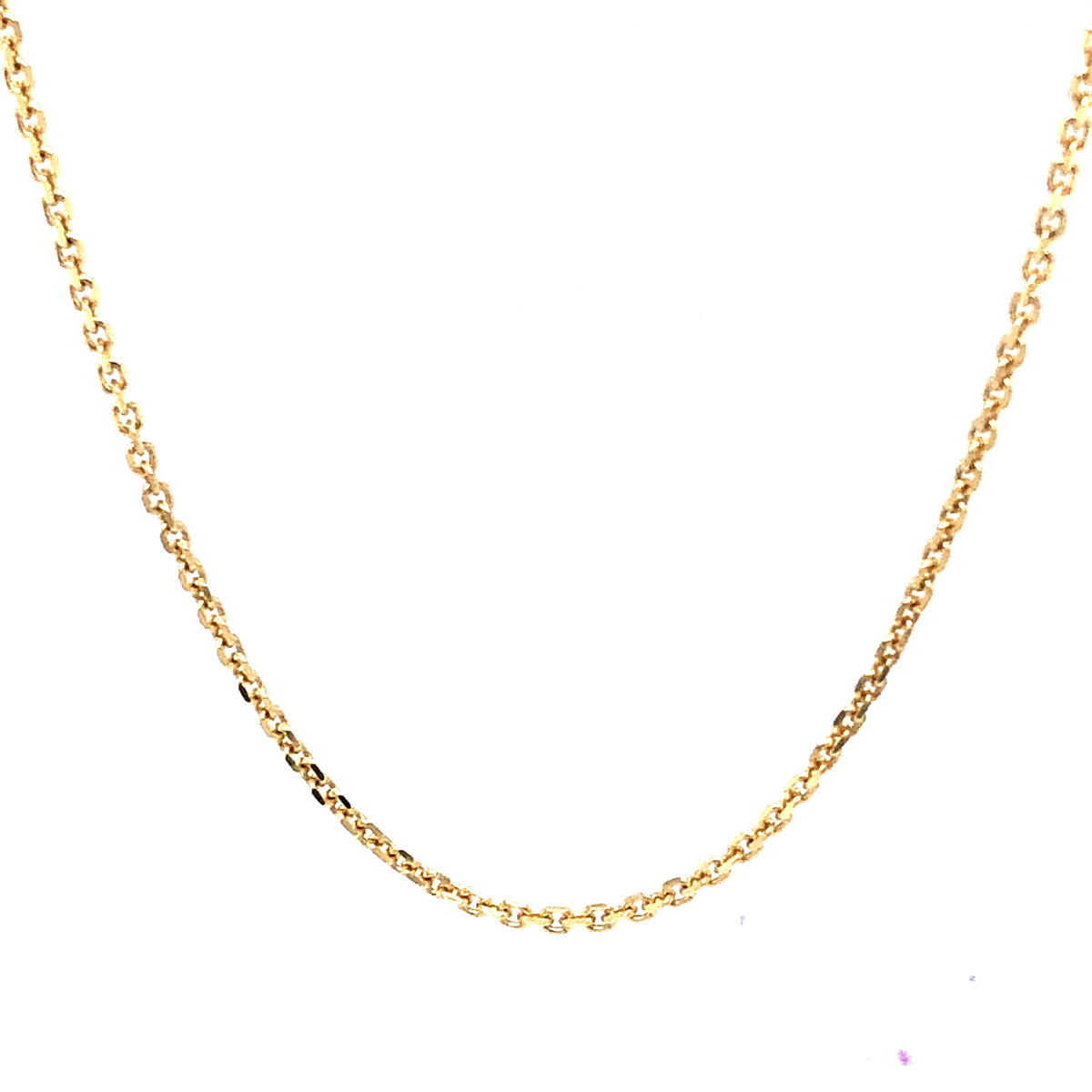 Rolo Link 14k Gold Chain (0.9mm) | Luby Gold Collection | Luby 