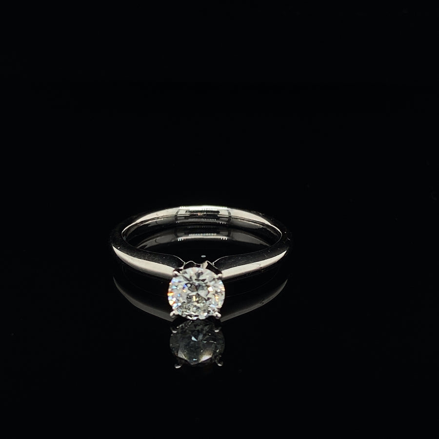 14K White Gold Diamond Ring