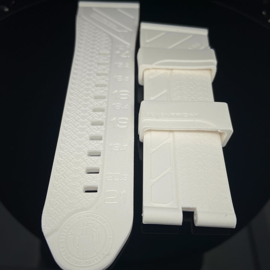Seven Friday Rubber Strap (White)