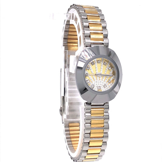 DiaStar Diamond Sunburst Ladies (Silver-Gold) | Rado | Luby 