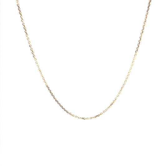 Rolo Link 14k Gold Chain (0.85mm) | Luby Gold Collection | Luby 