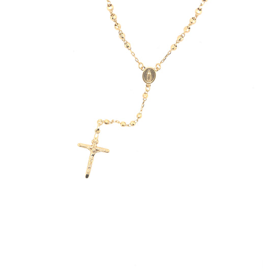 14K Beaded Rosary Gold (3mm) | Luby Gold Collection | Luby 