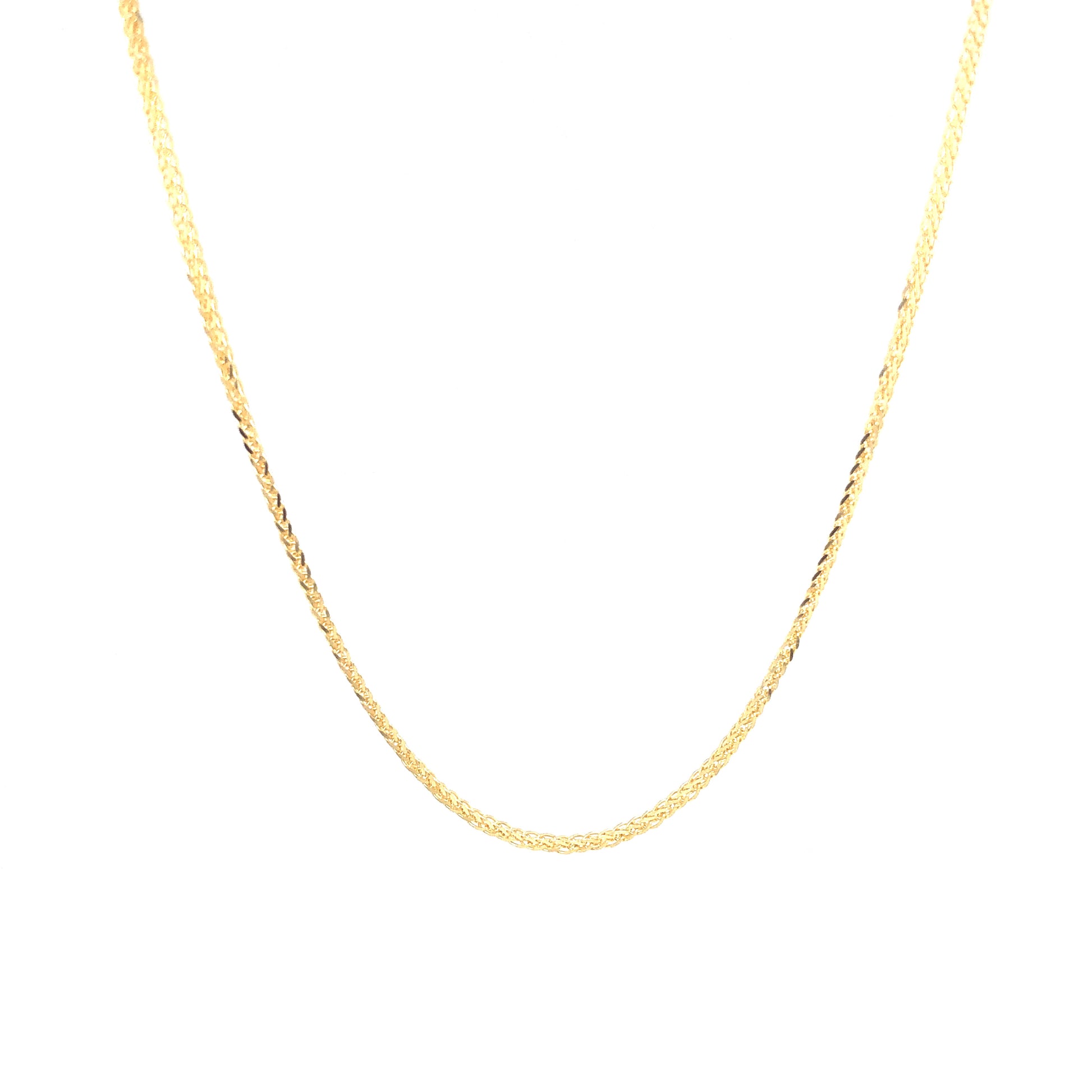 14K Franco Link Gold Chain (1mm) | Luby Gold Collection | Luby 