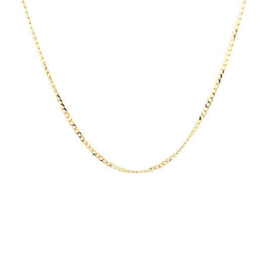 14K Cuban Link Gold Chain (1.3mm) | Luby Gold Collection | Luby 