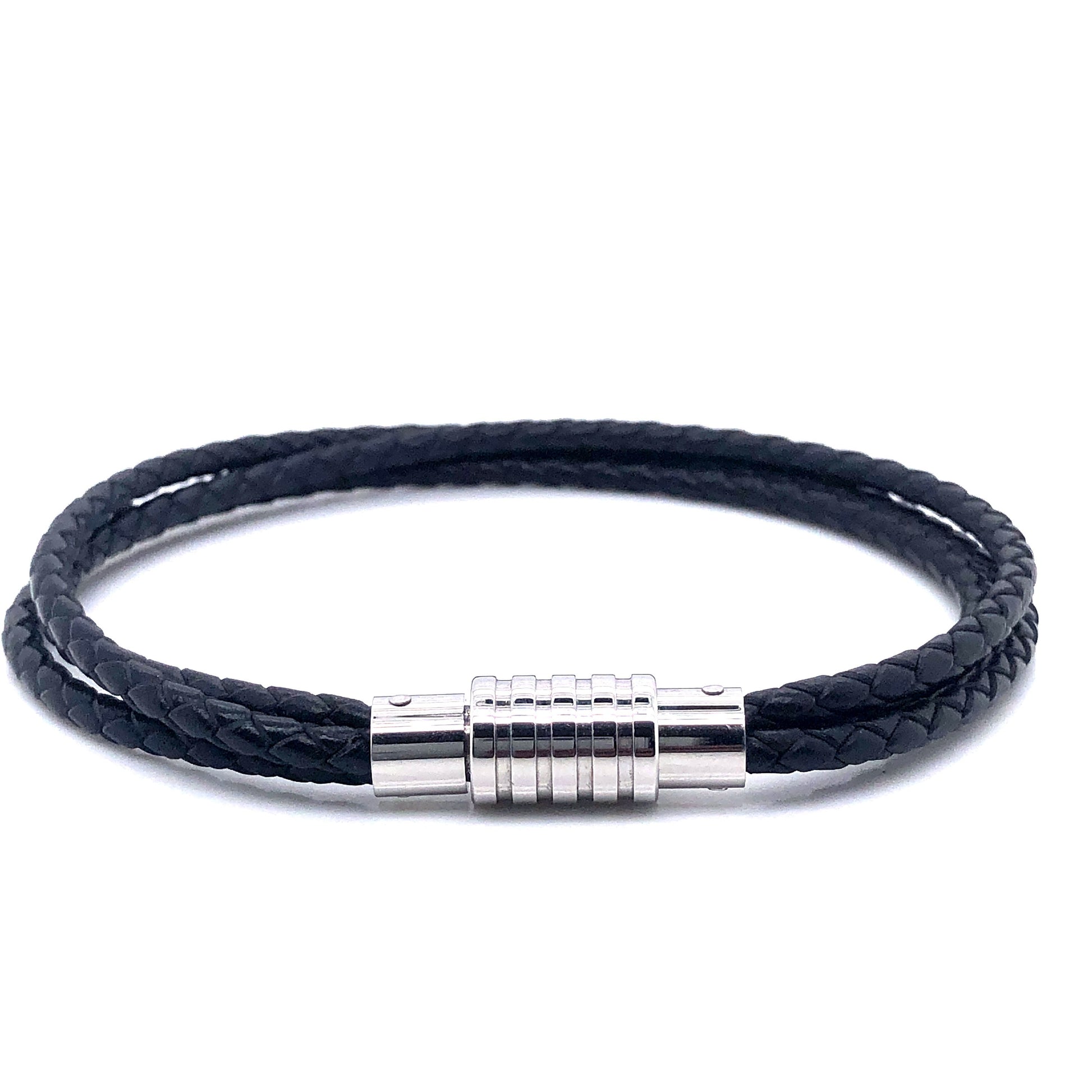 Triple Braided Leather Bracelet | Kermar | Luby 