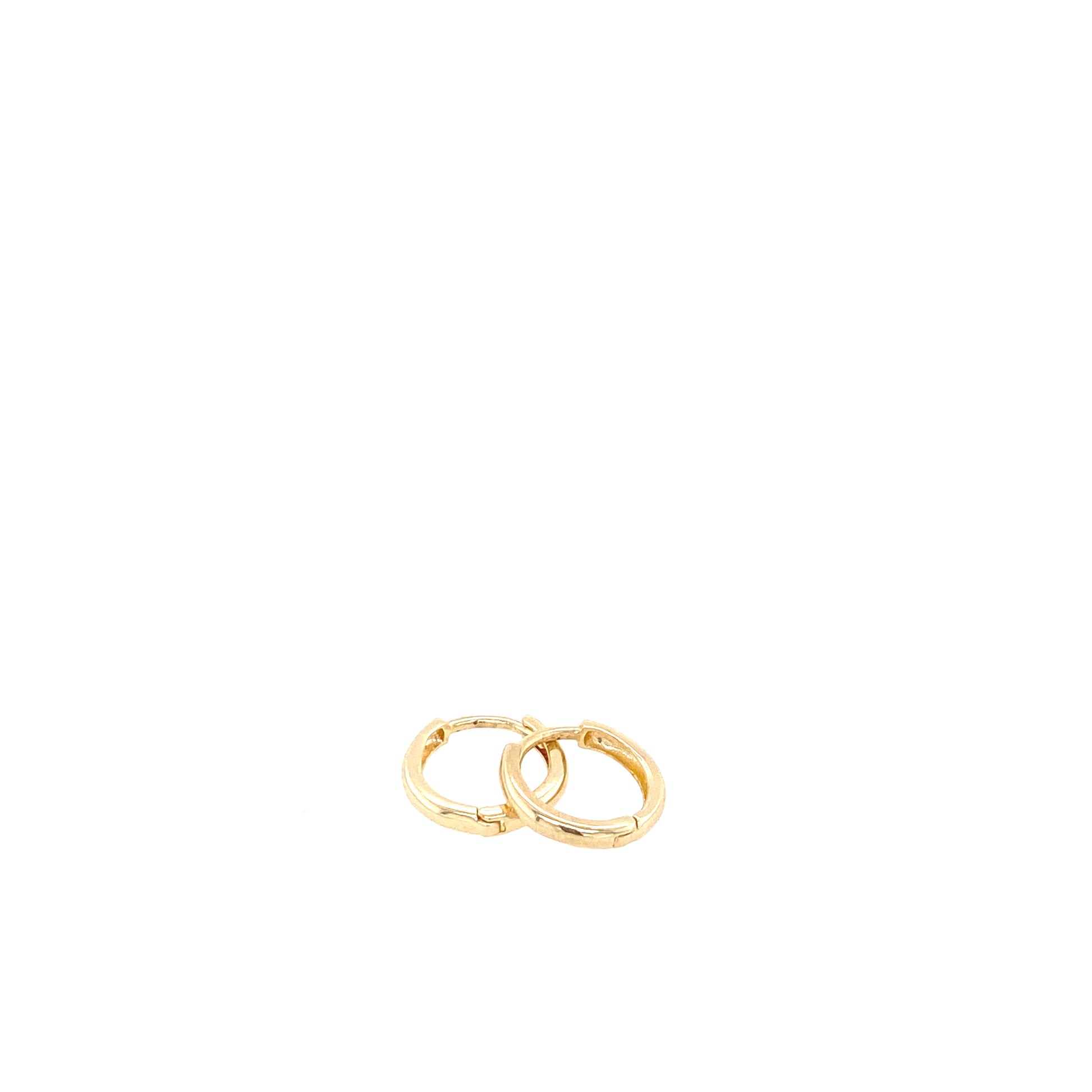 Tiny Huggies Hoops Earrings 14k | Luby Gold Collection | Luby 