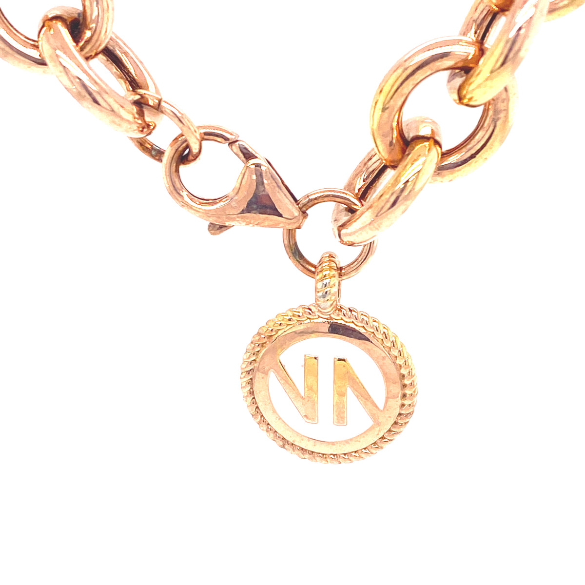 Penelope Rose Gold Necklace with White Enamel | Nomination Italy | Luby 