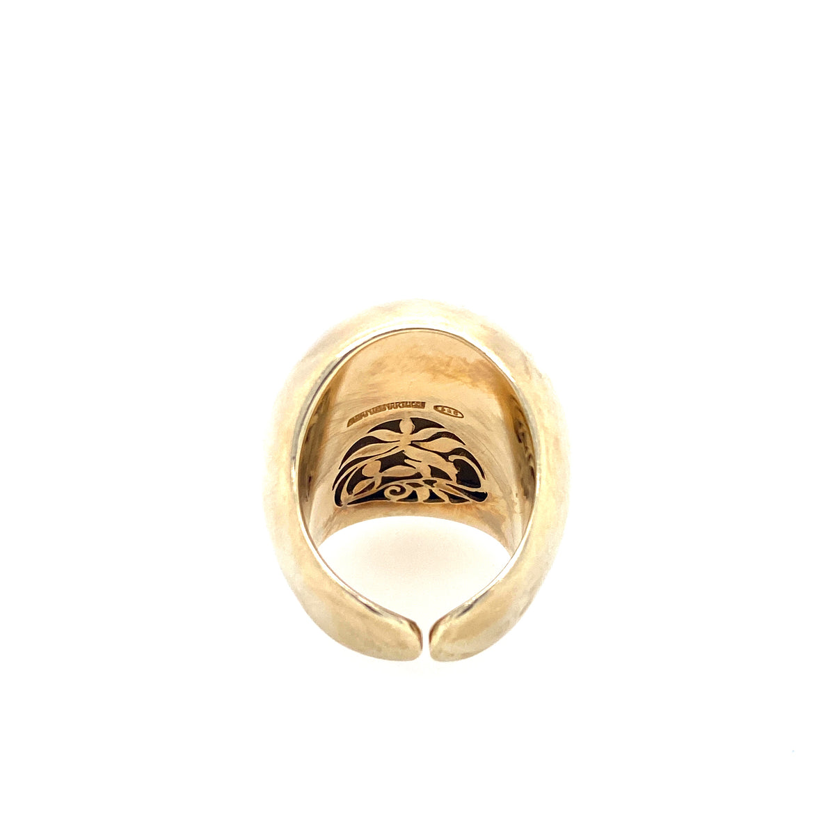 Golden Big Dune Ring | Adami & Martucci | Luby 