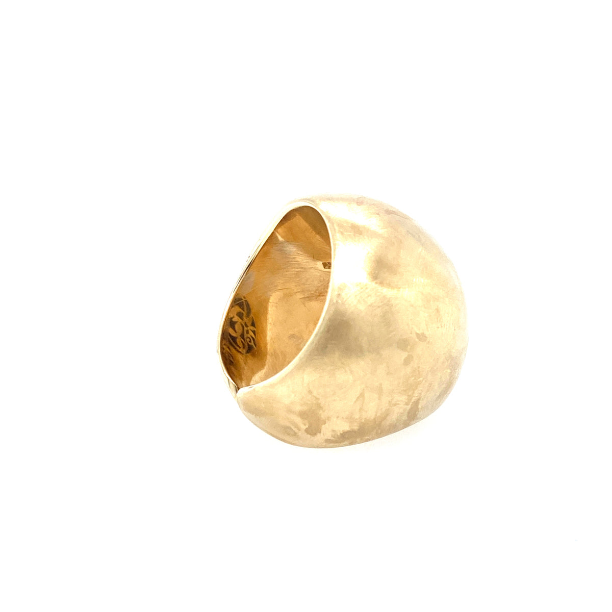 Golden Big Dune Ring | Adami & Martucci | Luby 