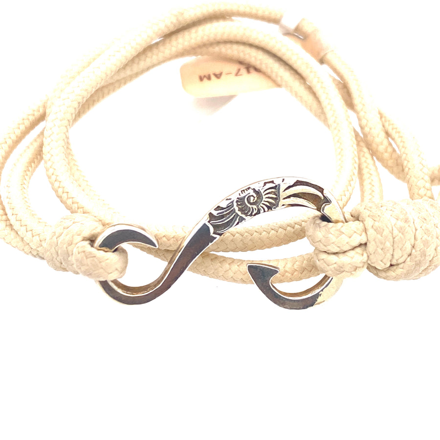 Pulsera Náutica Cuerda Champán
