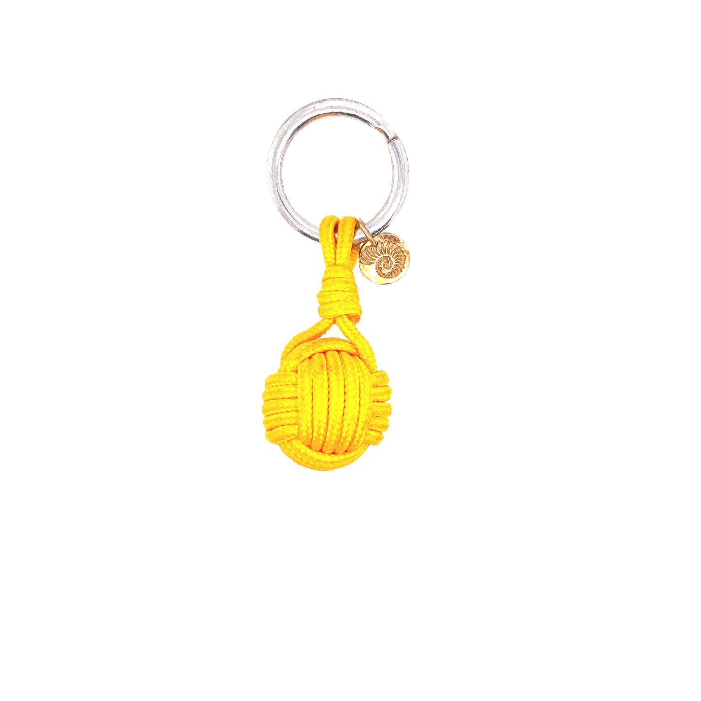 Yellow Rope Ball Keychain | Oro Mediterraneo | Luby 