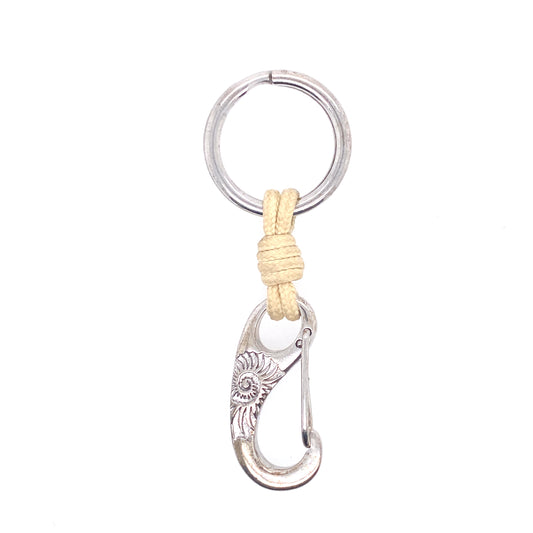 Champagne Rope Closed Hook Keychain | Oro Mediterraneo | Luby 